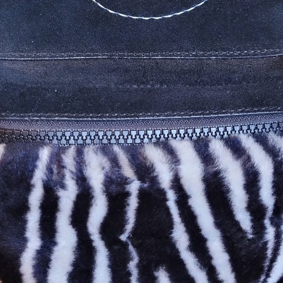 UGG Dannie II Mini Sheepskin Zebra Backback - Picture 8 of 10